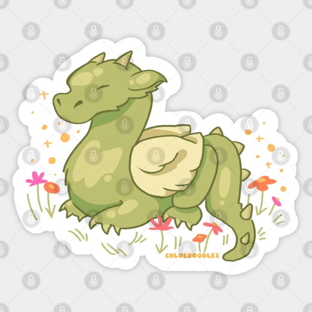 Dragon Sticker by Chloedo0dles